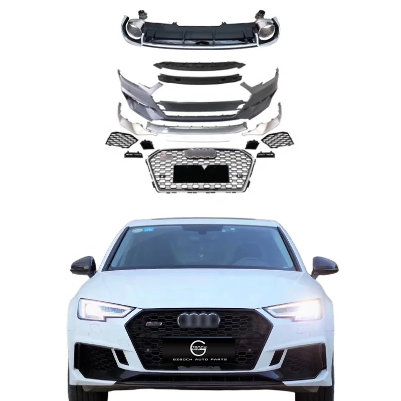 Competitive price body kit for Audis A4 2019 upgrade RS4 perfect front car bumper front lip