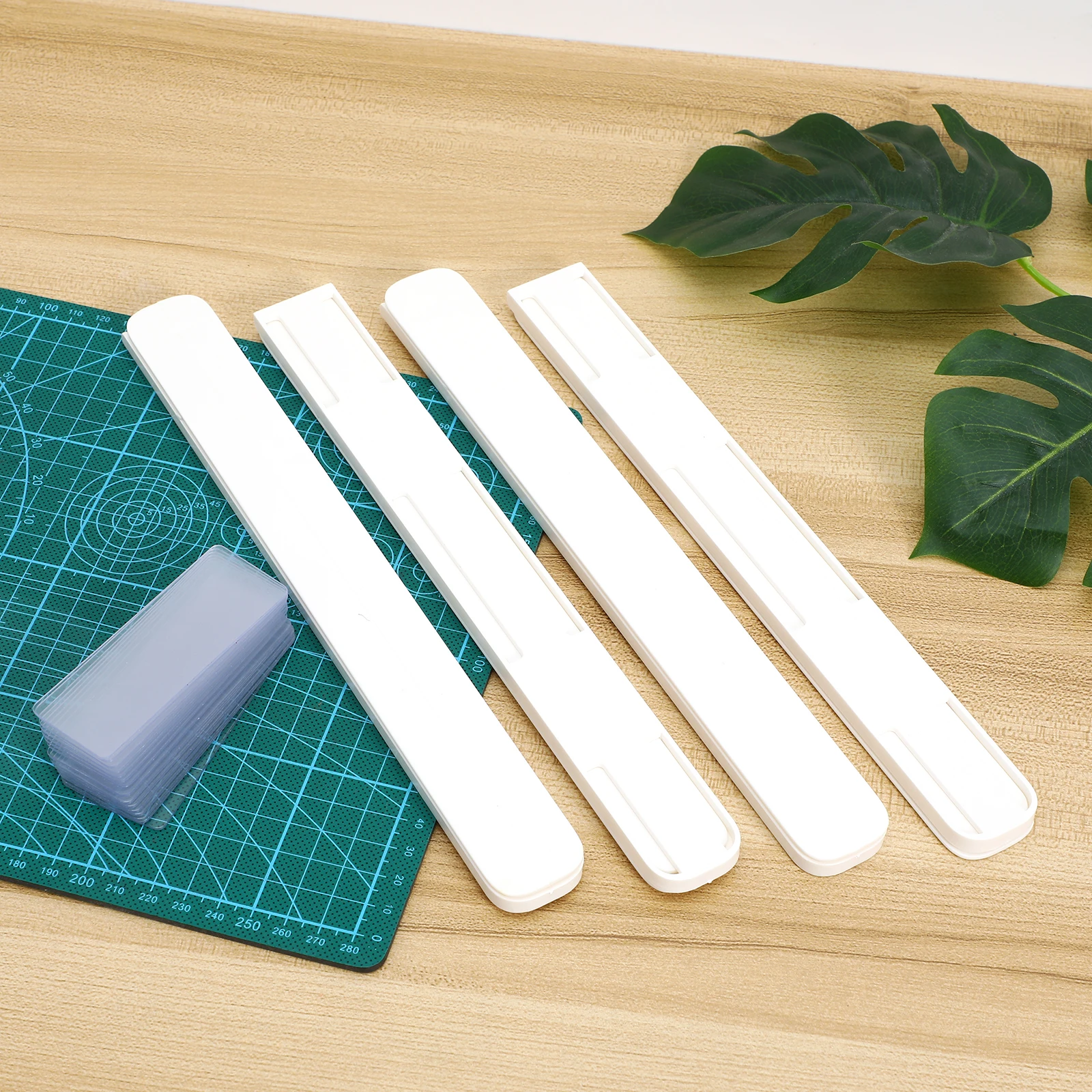 

4 Pcs Track Storage Box Drawer Guides Creative Bar Slide DIY Rails Useful Slides