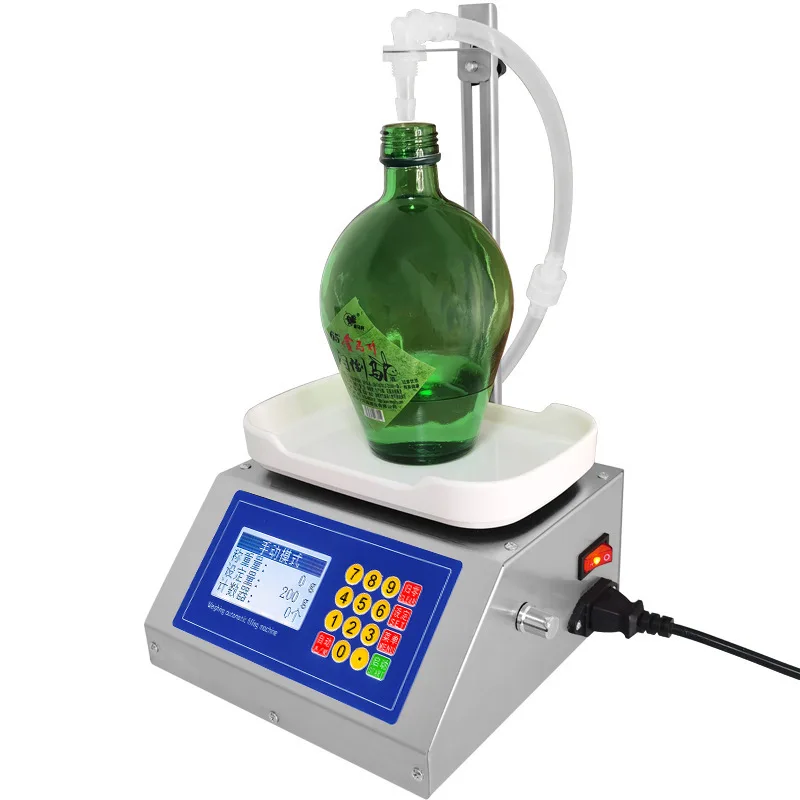 Small liquid filling machine Baijiu beverage liquid fertilizer automatic quantitative packing machine 1810