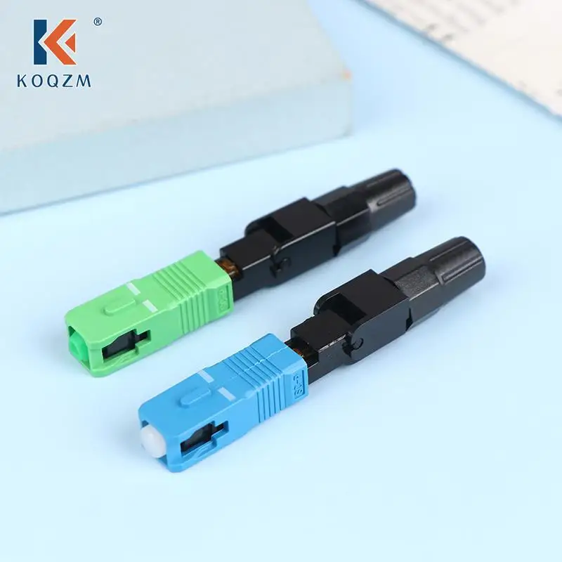 

5Pcs FTTH SC APC Single Mode SC UPC Fiber Optic Quick Connector FTTH Fiber Optic Fast Connector SC Fiber Field Assembly Tool