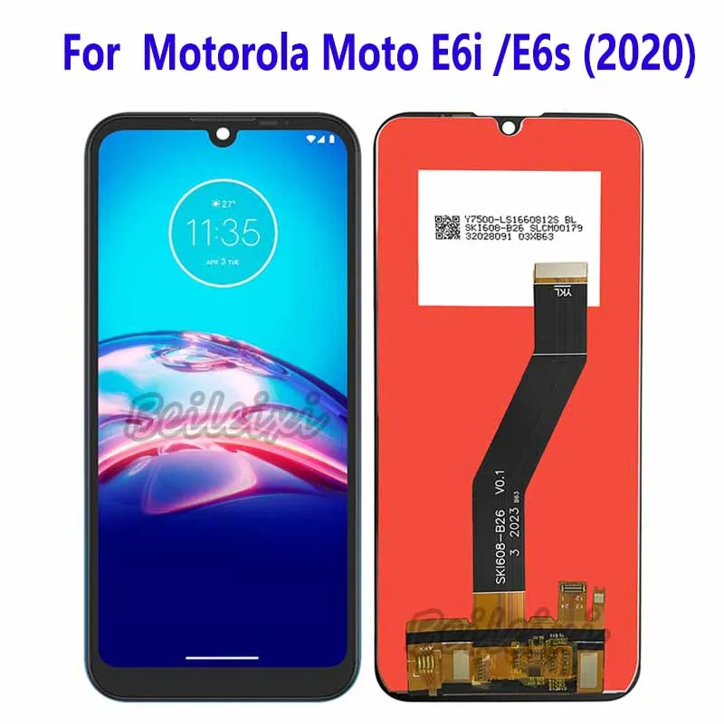 For Motorola Moto E6i XT2053-6 XT2053-5 XT2053-1 LCD Display Touch Screen Digitizer Assembly For Moto E6s 2020 XT2053-4 XT2053-2