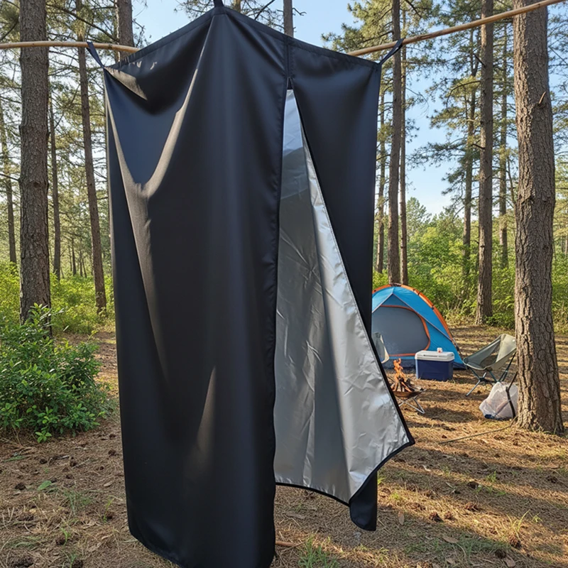 Tente de Douche et Cabine d'Essayage Portable 210D/420D Robuste pour Bateau, Camping et Overland