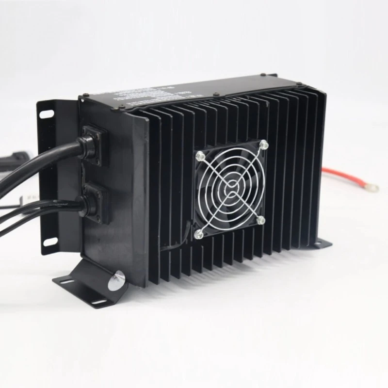 72V 30A Sealed Onboard Smart Charger for Ternary Lithium LiFePO4 Lead Acid Batteries