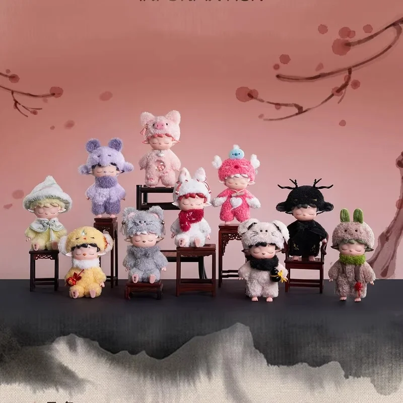 

Heyone Mimi Little Monster Series Vinyl Plush Blind Box Collectible Cute Figure Ornament Anime Model Kawaii Girls Birthday Gifts