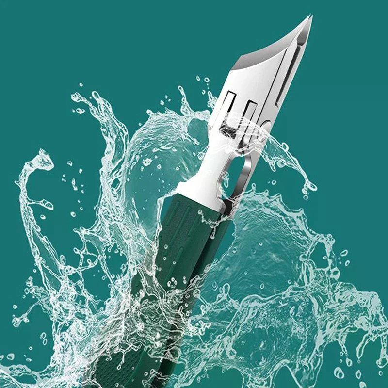 Nagelknipper Schuine Mond Anti Splash Puntige Nagelknipper Grote Diagonale Scherpe Nagelknipper Nagelschaartje Voor Nagel Groeven