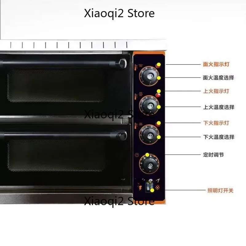 Commercial Electric Oven Single Double Layer Cake Bread Pizza Baking Oven Bakery Equipment