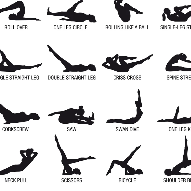 Poster Senza Cornice per Allen - Pilate Yoga Workout recensione e prezzo