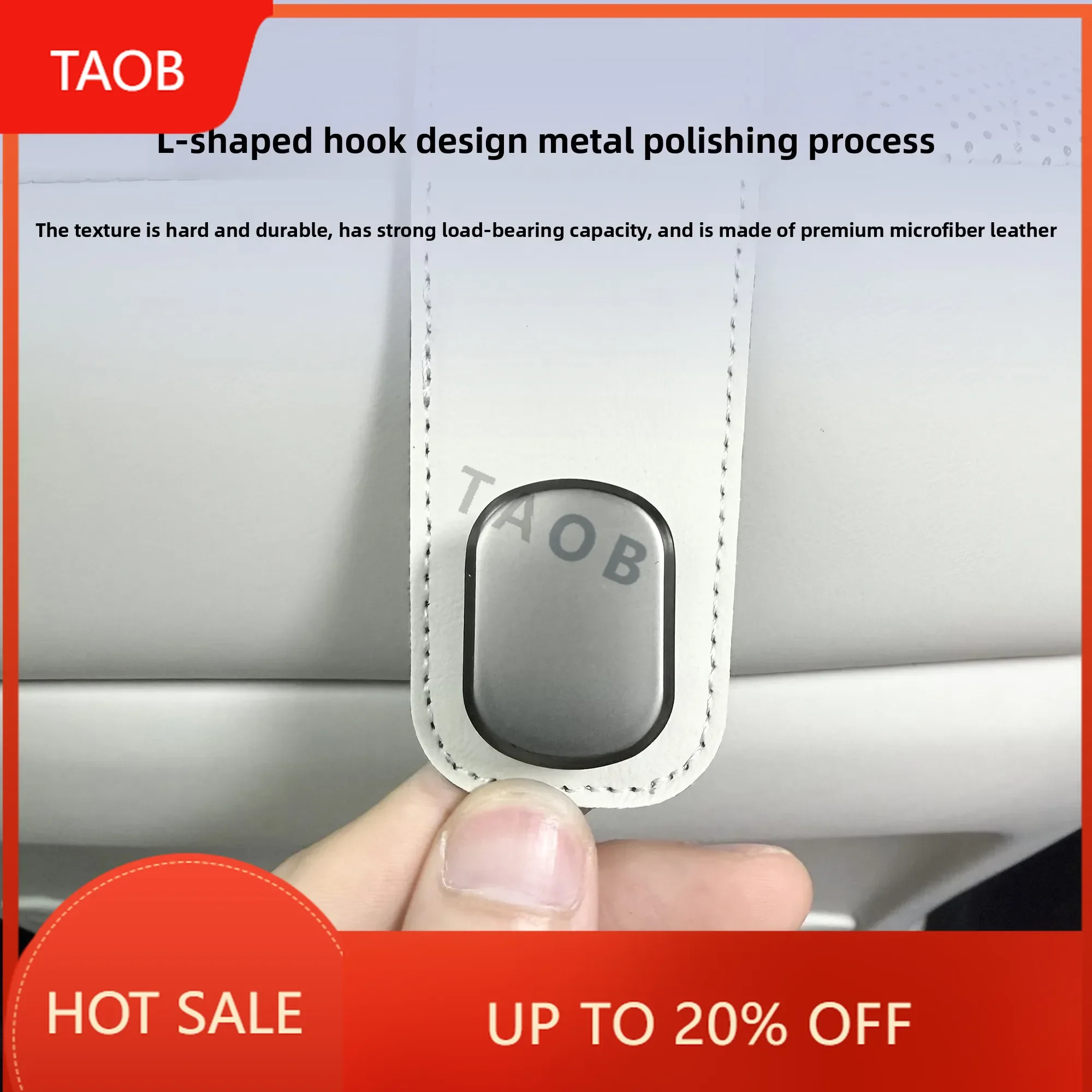 New High Quality For Changan NEVO Q07 2Pc Car Seat Back Hanging Hook Multi-function Storage Load-bearing Hook Leather Metal Rear