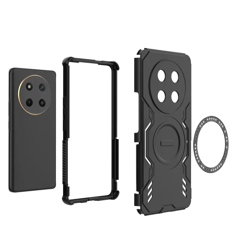 

Магнитный рассеивающий тепло чехол для Honor Magic 7 Lite, чехол для Honor Magic 7 Lite, противоударный чехол для беспроводной зарядки Magsafe
