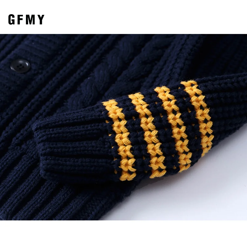 GFMY Kids Baby Boys Cardigan Coat Sweaters For School Uniform Girls Fashion Knitted Sweaters Children\'s Clothing 4-12Years Tops