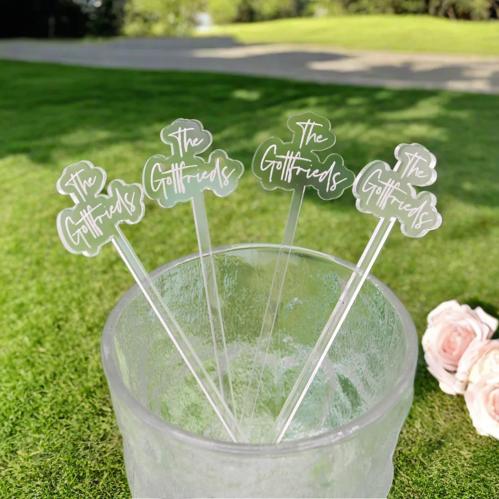 

Drink Stirrers Wedding Personalized, Acrylic Cocktail Stir Sticks, Custom Drink Charm, Drink Topper, Bespoke Swizzle Sticks 15CM