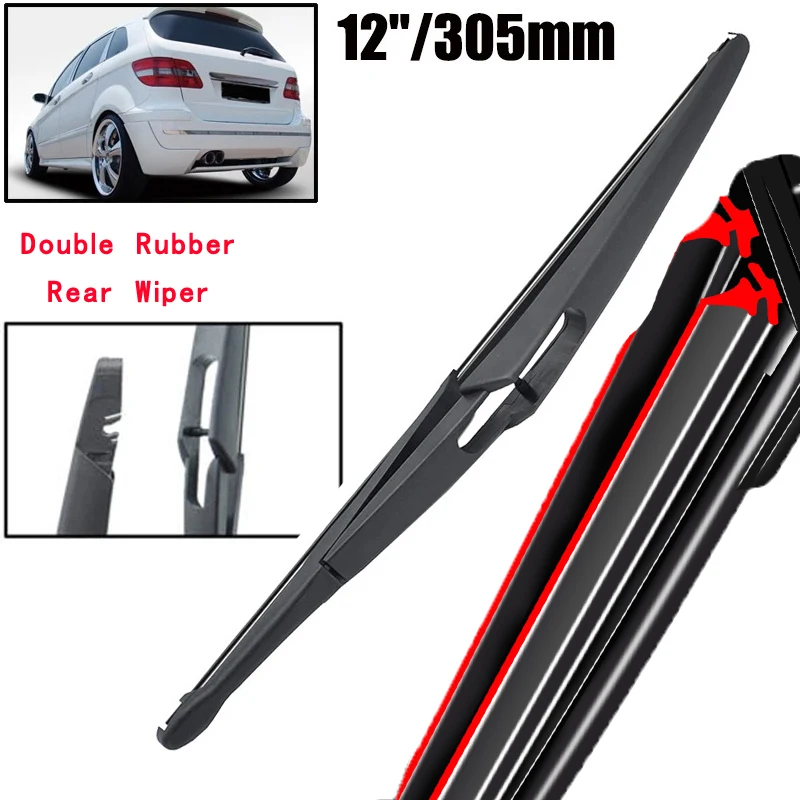 

Car Wiper 12" Rear Wiper Blade For Mercedes-Benz B Class W245 2005 - 2011 Windshield Windscreen Tailgate Window Rain Brush