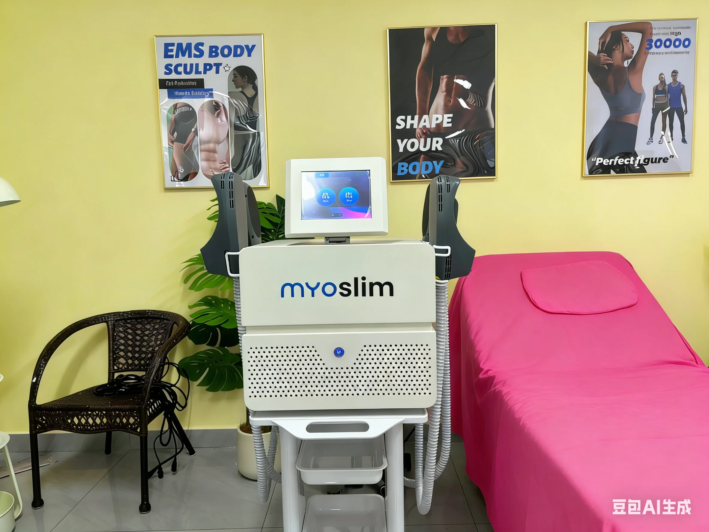 

Аппарат Myoslim Sculpt 15Тесла 6500Вт EMS RF для сжигания жира и наращивания мышц, коррекции фигуры