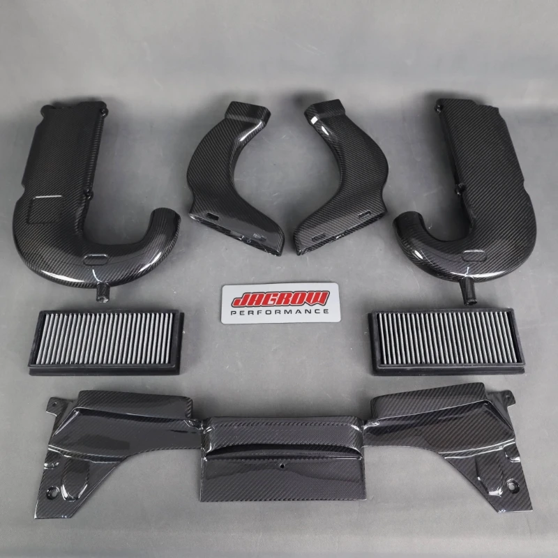 Dry carbon fiber cold air intake kit for Mercedes Benz c63 w205 intake pipe kit