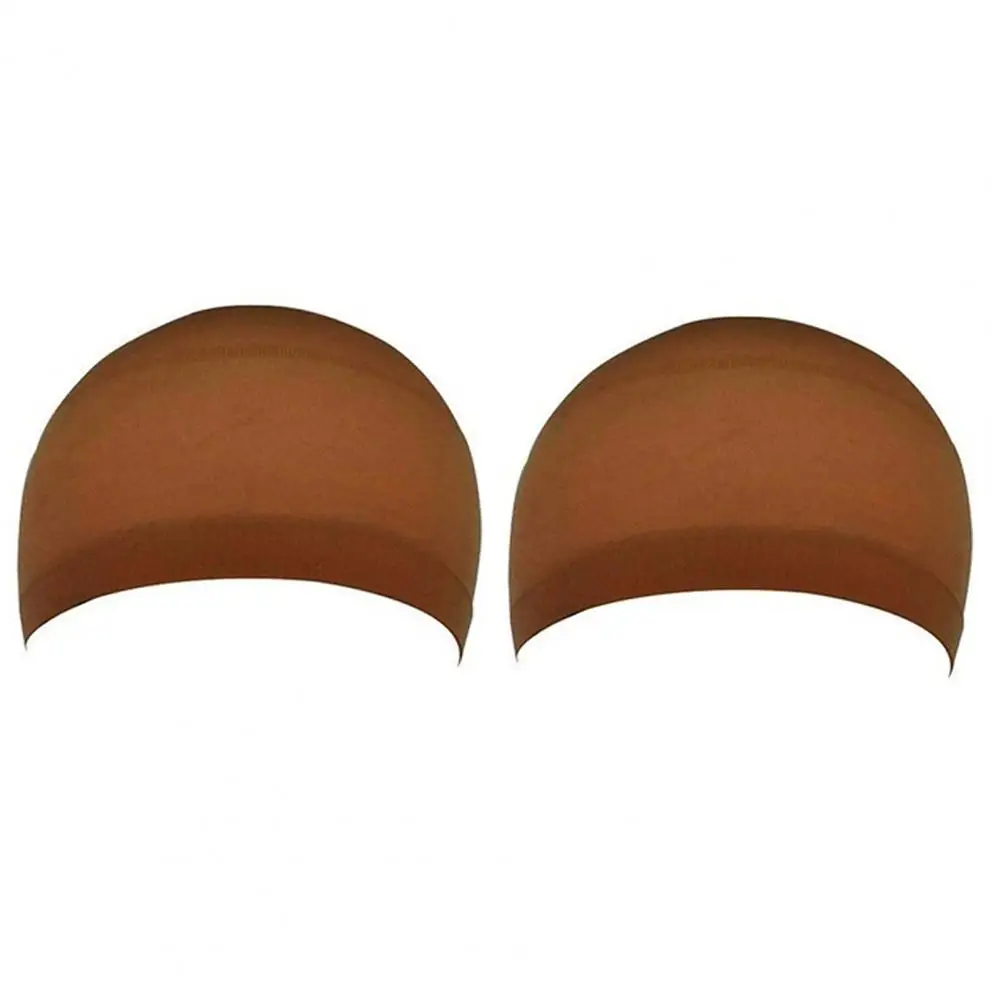 2 pezzi 11*19cm fasciatura elastica in pizzo retina per capelli parrucca in rete traspirante cappello morbido Nylon elasticizzato Cap retina per capelli parrucca anteriore in pizzo forniture per strumenti