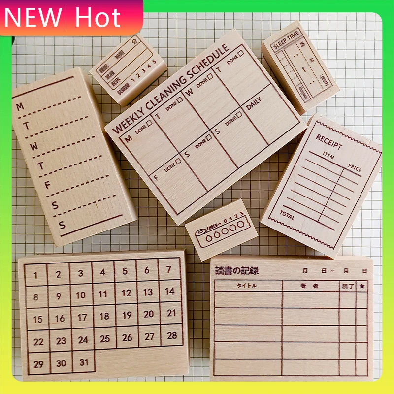 

Simple Basics Reading Notes Cleaning Records, Functional Seals Diy Scrapbooks Recording Daily Life Rubber Soles Seals Toy Gifts