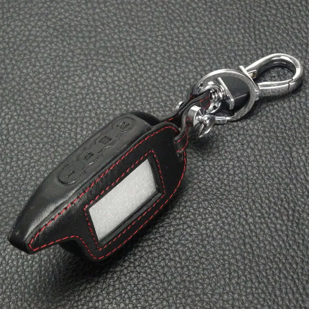 jingyuqin Russian Version for Scher-khan Leather case for Magicar 6/7/8/9 LCD Two Way Car Alarm System M6 M7 M8 M9 Cover