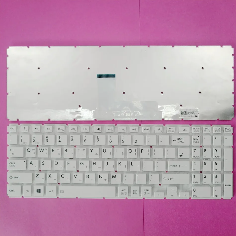 

Korean Laptop Keyboard For Toshiba Satellite L50-B S50-B L50D-B L50T-B L50DT-B L55(D)-B S55-B S55T-B S55D-B Series KR Layout