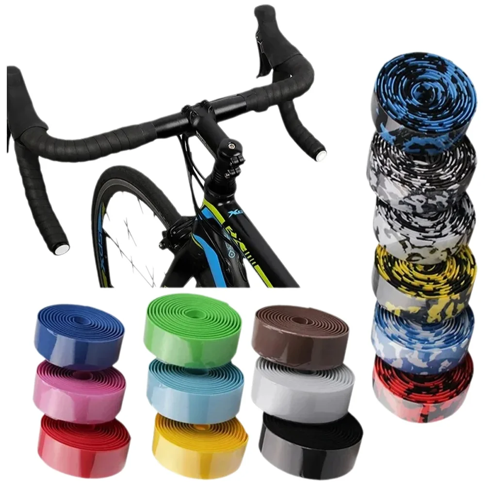AliExpress NONE 1Pair Bicycle Handlebar Strap MTB Road Bike Handle Tape Non-Slip Sponge Belt Tape Handbar Protection Cover Cycling Accessories