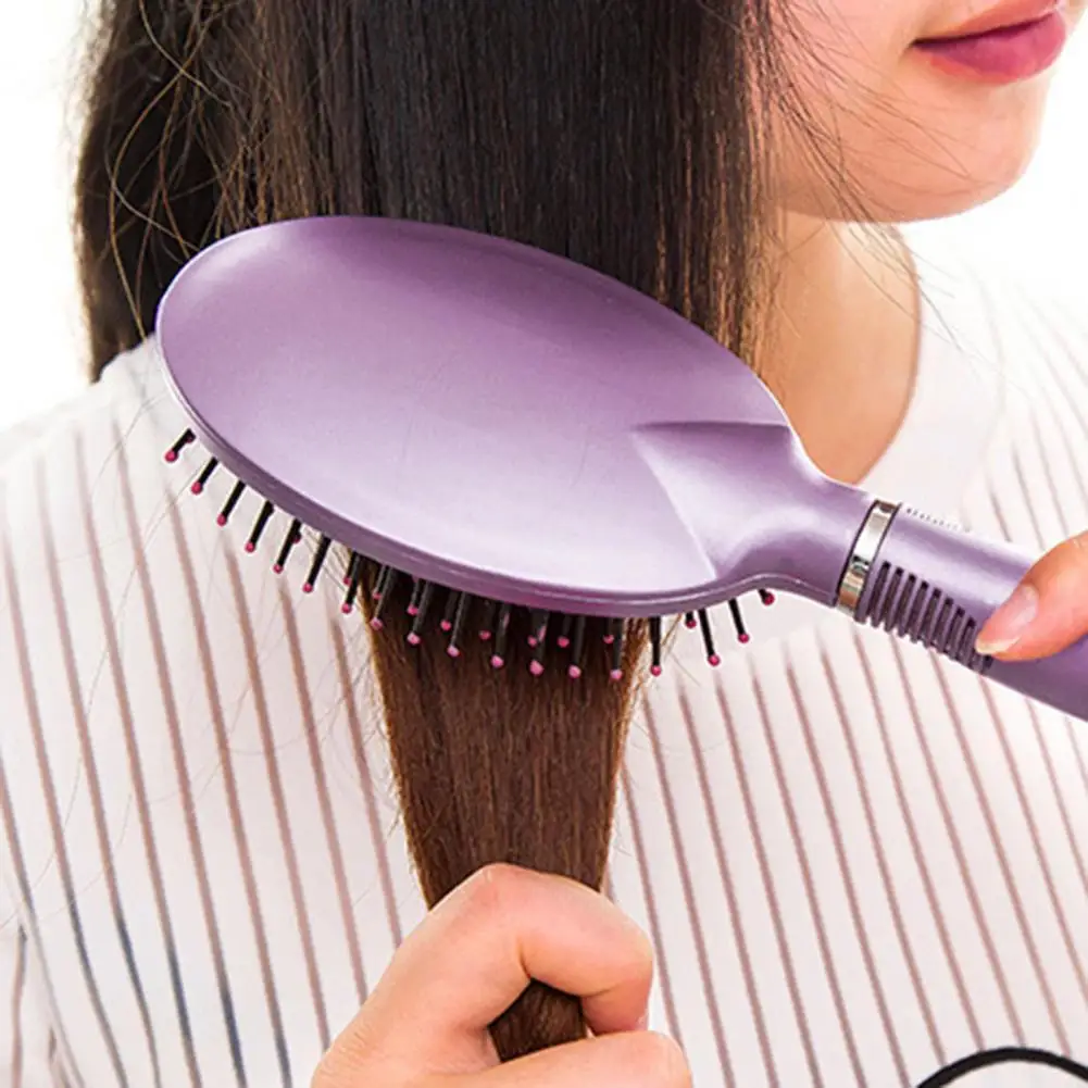 Stylish Mini Easy to carry Paddle Brush Random Color Air Bag Comb Elegant Detangling Air Bag Comb for Gift