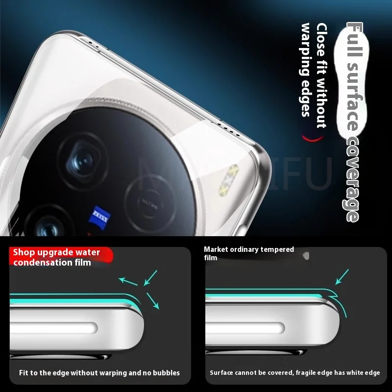 3PCS Back Matte Hydrogel Film For vivo X200 Pro mini Full Cover Clear TPU Screen Protector vivo X200 Pro No Glass