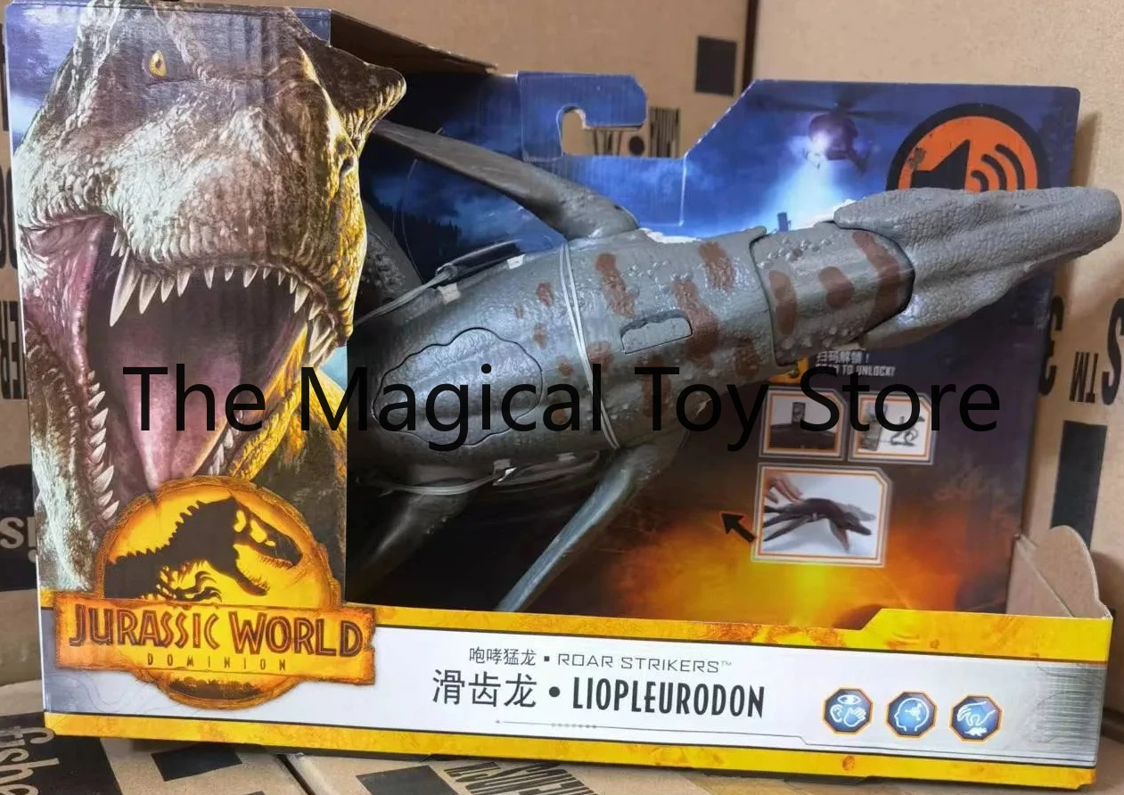 

Original Jurassic World: Dominion Roaring Predator Gorgosaurus Roaring Triceratops (with Attack Action and Sound Effects) Toy