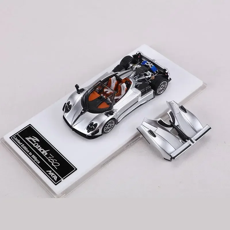 HKM 1:64 Zonda 760 Roadster 2022 Diecast Diorama مجموعة نماذج السيارة ألعاب مصغرة