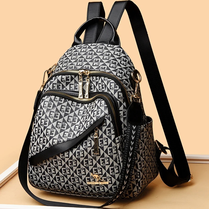 High Quality Oxford Cloth Backpacks Multi Functional High Capacity Backpacks Mochilas Luxurious Women's Designer Brand Backpack