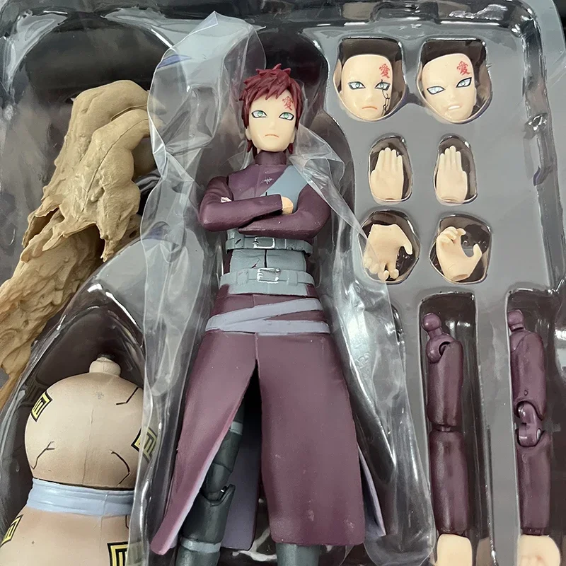 In Stock Naruto Shfiguarts Gaara Anime Action Figure Gaara  Decoration Model Joints Movable Toys Collection Doll Hoilday Gifts