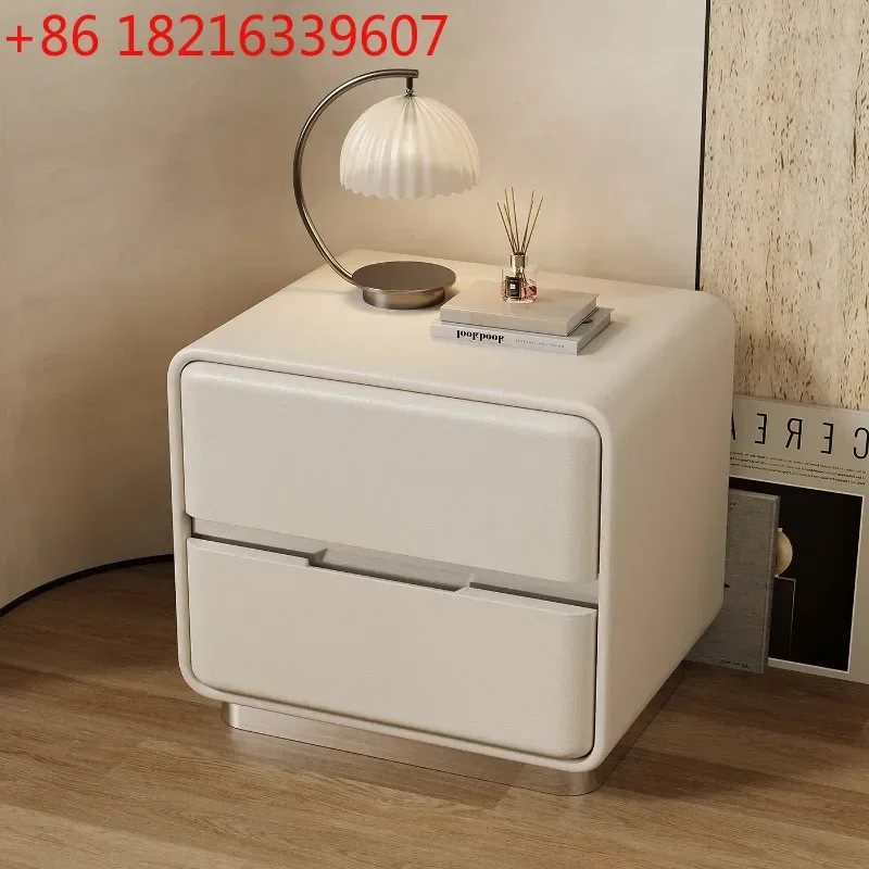 Organizer Simple Bedside Table Bedroom Nordic Cool Storage Luxury Bedside Table Drawers Small Mesitas De Noche Home Furniture