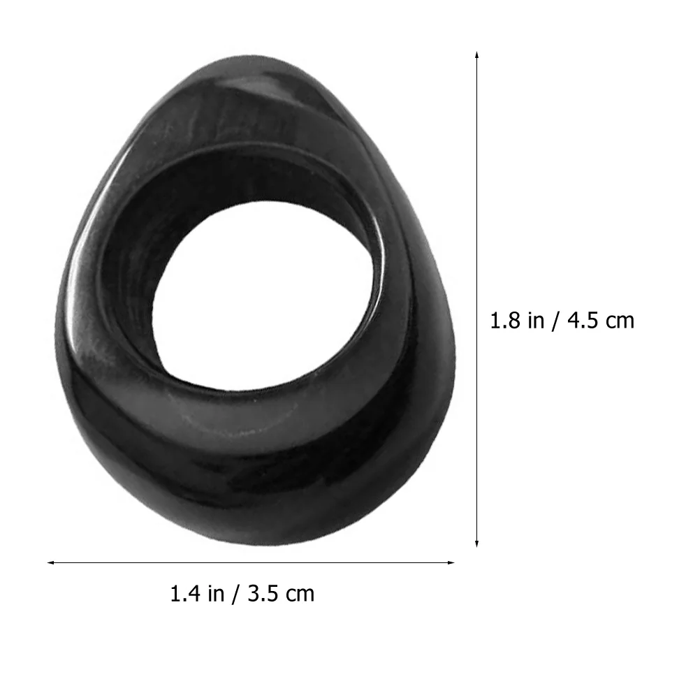 

1Pcs Ox Horn Massage Ring Natural Smooth Edge Pedicure Tool for Feet Pain Relief Portable Professional Massager Home Salon Use