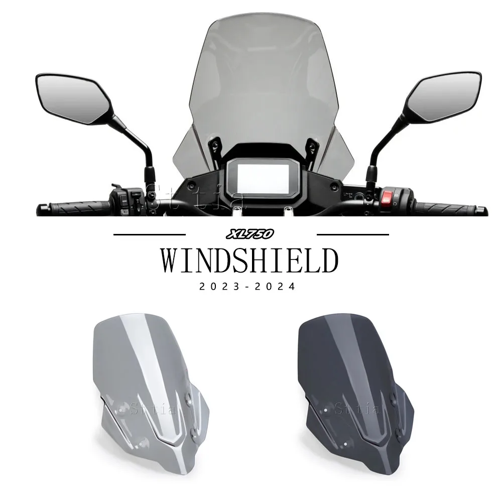 

For Honda XL750 Transalp XL 750 2023 2024 Windscreen Windshield Wind Shield Screen Deflector Protector Motorcycle Accessories