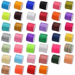 50Mx0.8mm Crafts Nylon Cord No. 72 Jade Wire Braided Rope For Bead Woven Bracelet Chinese Knot Jewelry Making