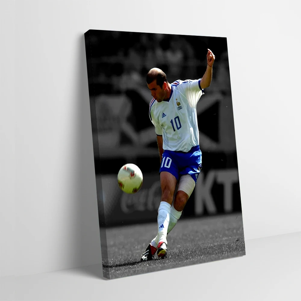 Zinedine Zidane Printing Poster Pictures Wall Art Canvas Painting for Gaming Room Decoration Home Decorative Paintings Interior