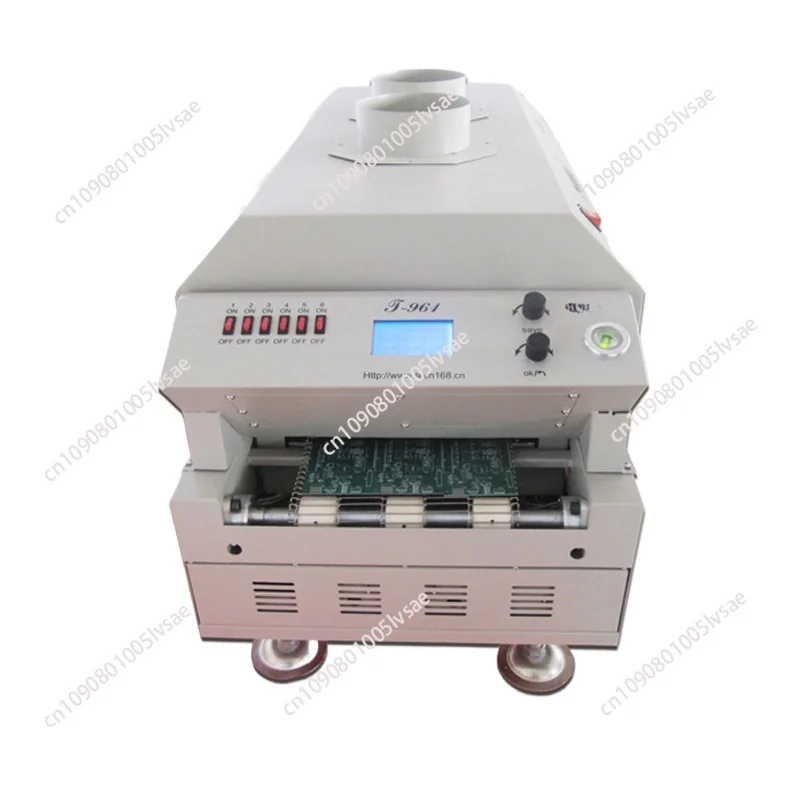 T-961 T961 LED Reflow Oven Infrared Heating 230*730mm Soldering Oven 6 Temperature Zone