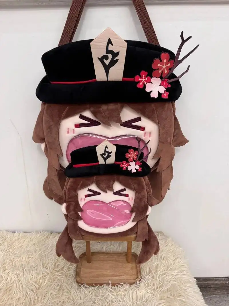 لعبة تأثيري هو تاو شفافة الحرم الجامعي طالب سستة الكرتون حقيبة الظهر رسول حقيبة الكتف