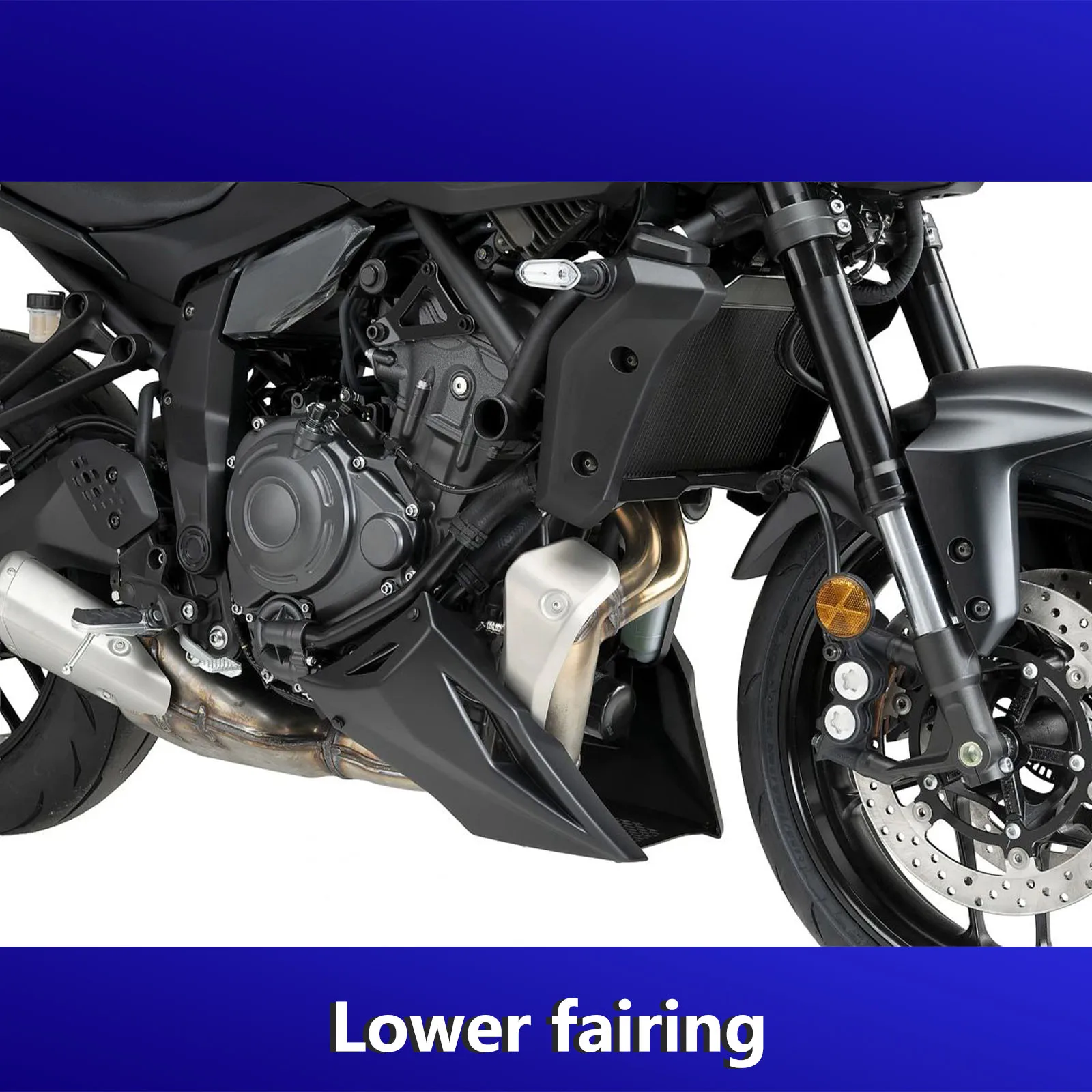 Motorcycle Belly Pan Engine Spoiler For Yamaha MT-07 MT07 Y-AMT Tracer7GT Tracer 7 2025 2026 Lower Fairing Cowling Winglet Cover