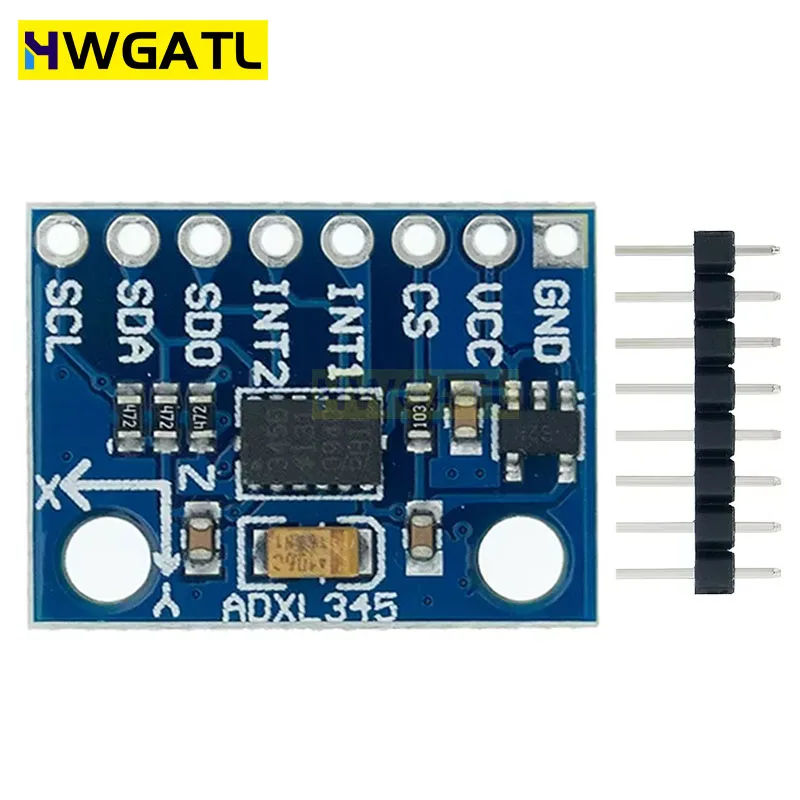 HWGATL GY-291 ADXL345 digital three-axis acceleration of gravity tilt module IIC/SPI transmission In stock