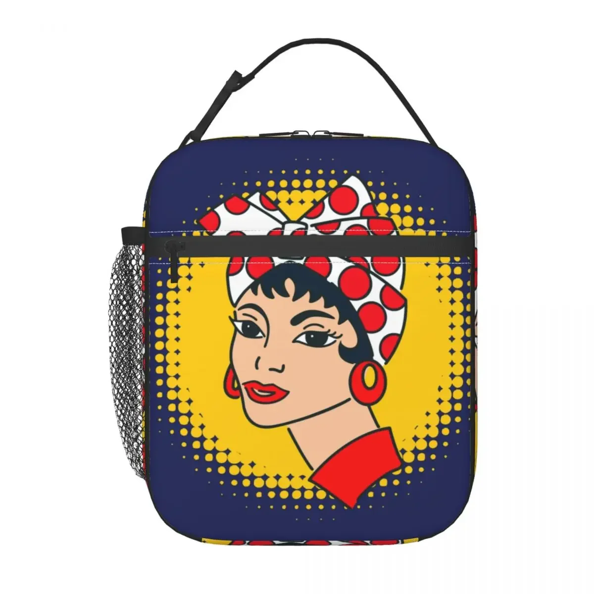 Venezuela Arepa I Eat Arepas Traditional Food 7 Stars Thermal Insulated Lunch Bag VZLA Portable Lunch Tote for School Food Box