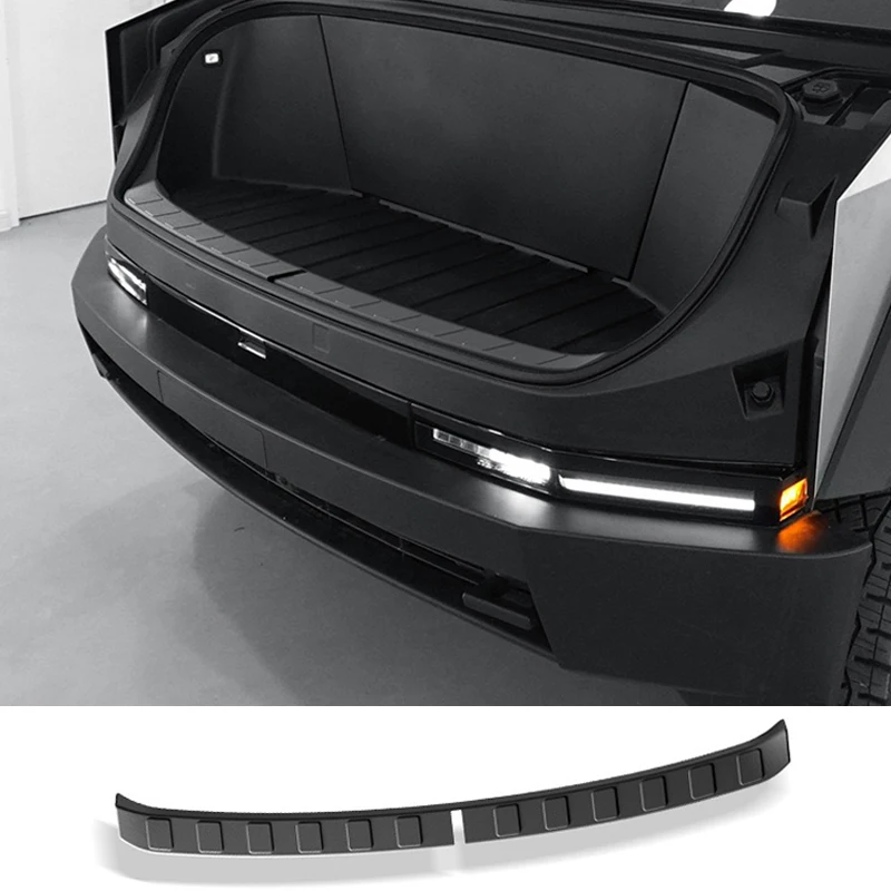 

For Tesla Cybertruck Rear Trunk Threshold Strip TPE Guard Door Sill Anti Scratch Protection Cover Bumper Plate Mat Accessories