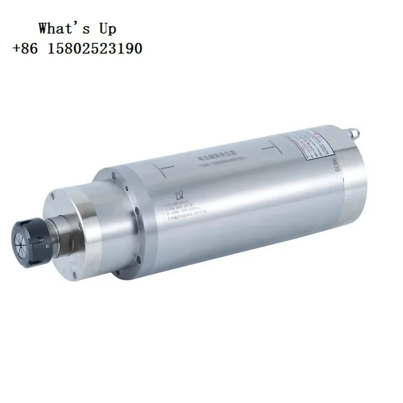 

Высокоскоростной шпиндель HQD GDK125 5.5 ER32 125 мм 5.5 кВт 15000 об/мин ER32 380В 31 кг с водяным охлаждением и постоянным током