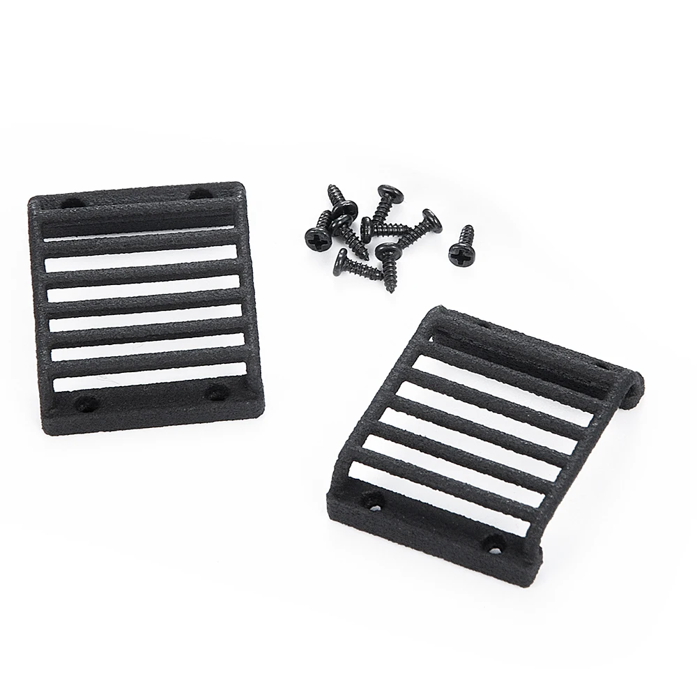 

YEAHRUN 2 Pcs Front Lamp Guards Headlight Cover Guard Grille for 1/18 TRX-4M Defender 1/10 SCX10 III AXI03006 Crawler Car Parts