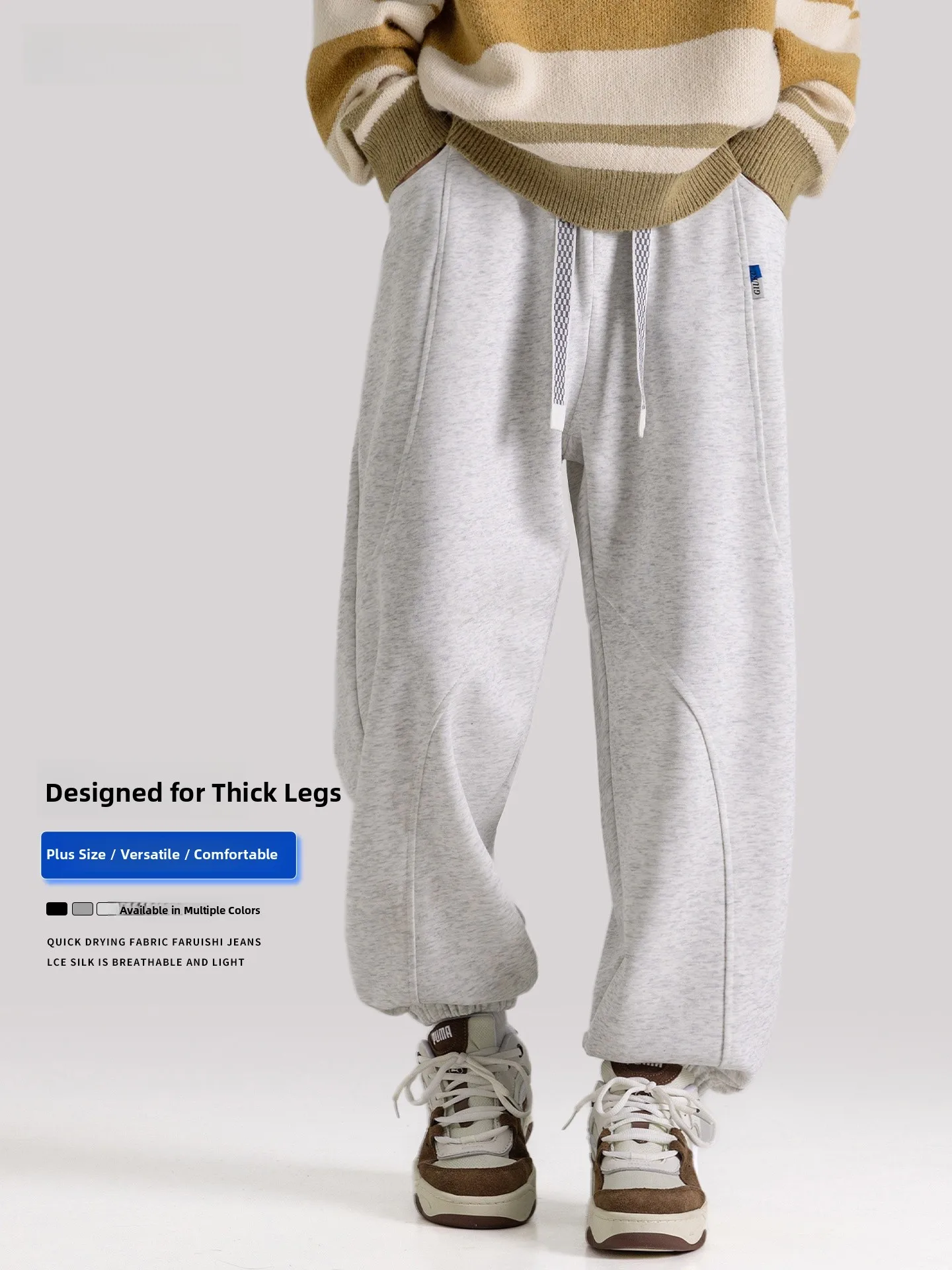 

Loose Fit Men's Sweatpants ey Floral Spring Autumn Sle Youthful Casual Wear Comfortable Spor Straight Leg Trousers