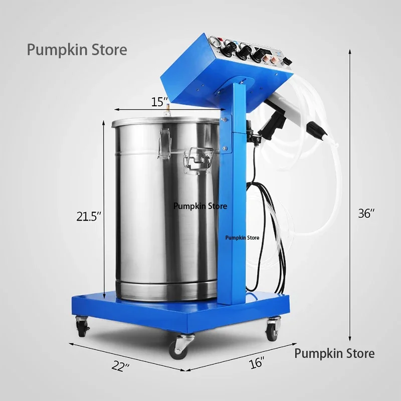 110V/220V Powder Coating System Machine Electrostatic Deep Corners Paint System WX-958 Electrostatic Spraying Machine Spray Guns