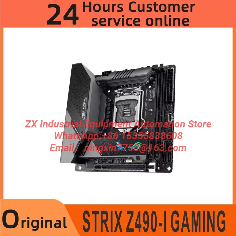 STRIX Z490-I GAMING original desktop computer suitable for Z490 DDR4 PCI-E4.0 motherboard LGA 1200 supports i9 10900K 1 module