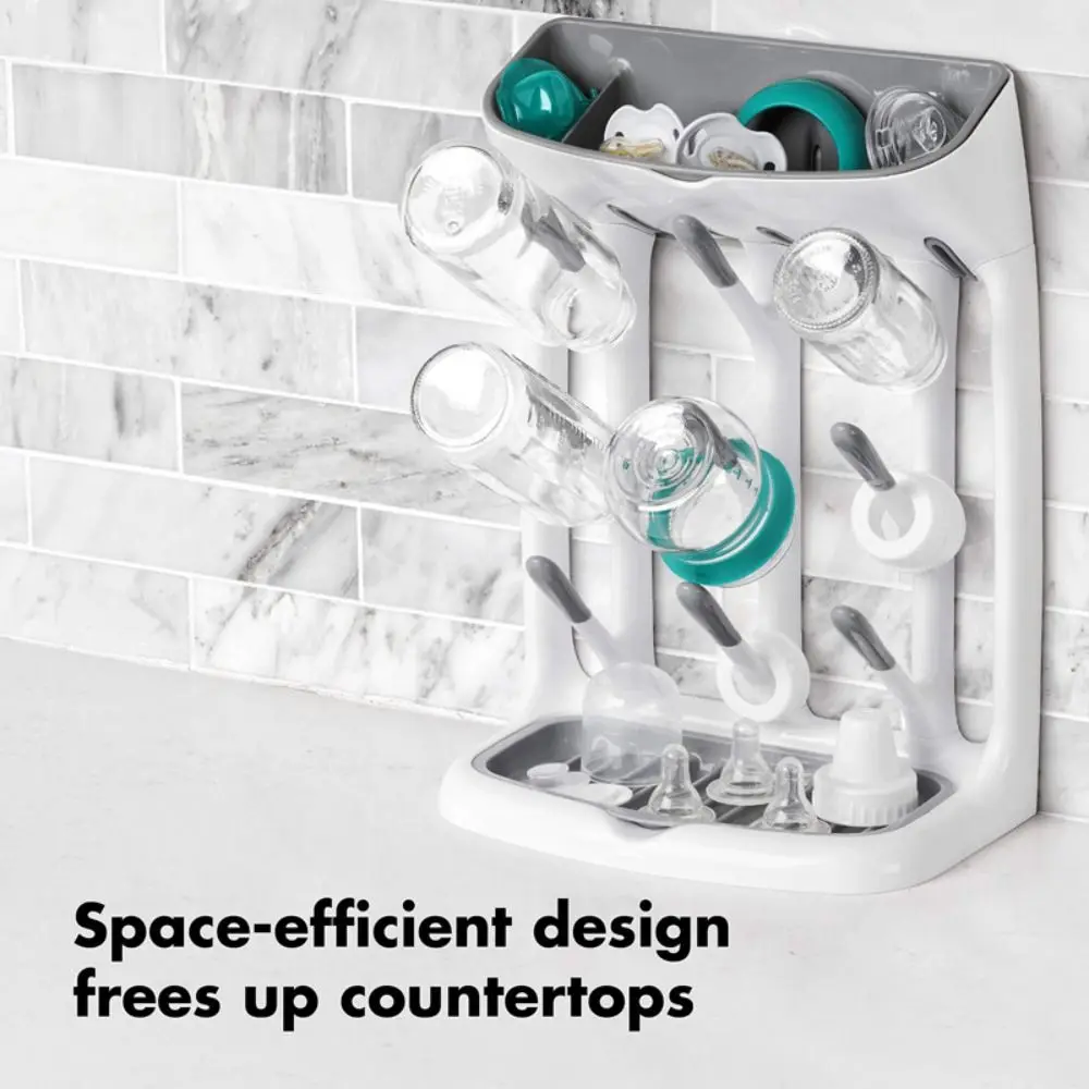 

Durable Vertical Baby Bottle Drying Rack Space Saving Multi-Purpose Draining Stand Countertop Organizer Baby Bottle Accessories