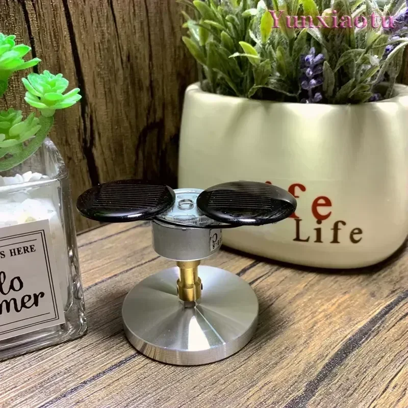 Solar Mendocino Motor, Creative Desktop Ornament, STEM Science Educational Toy Gift, Perpetual Motion Model