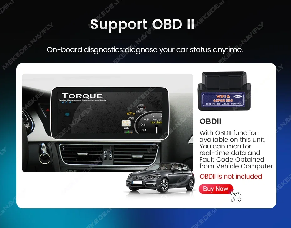 MEKEDE 8-Kern Android 15 Autoradio CarPlay Auto für Audi Q5 2010-2017 Multimedia All-in-One GPS-Navigation Stereo DSP 4G WIFI BT – Detail 23