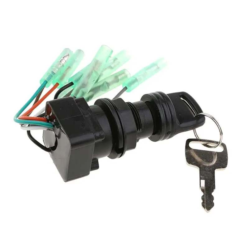 Boat Ignition Key Switch Assy For Outboard 8-225HP (2-Str) 15-140HP (4-Str) 37110-99E02 For Ignition System-ABQF