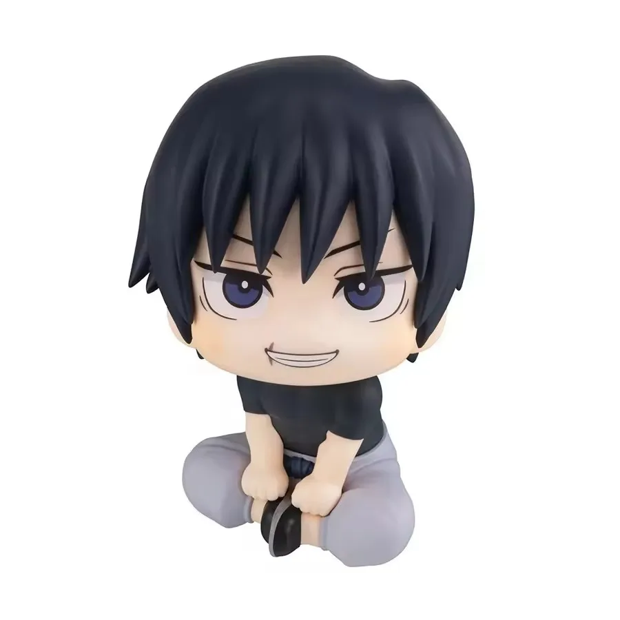 10cm Jujutsu Kaisen Anime-Figur mit aufwärtsgerichtetem Blick, Chousou Actionfigur, Q-Version Satoru Gojo/Geto Suguru PVC-Figur, Spielzeug, Geschenk!